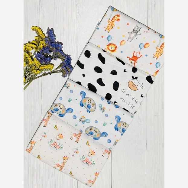 Пелюшка фланель в асотрименті 90*110 фото Татошка