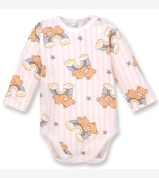 Боді для дівчинки, 68-86см, Футер 100% бавовна, біла з принтом фото на tatoshka.ua