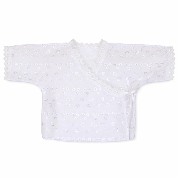 Льоля ,ситець, для хрещення, 56-62, білий фото Татошка