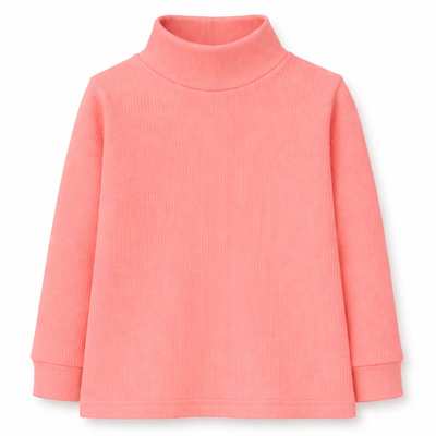 Дитячий гольф для дівчинки, р.92-128 см, інтерлок рапорт, кораловий