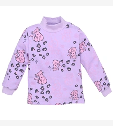 Дитячий гольф для дівчинки, р.92-116 см, рібана, фіолетовий фото на tatoshka.ua