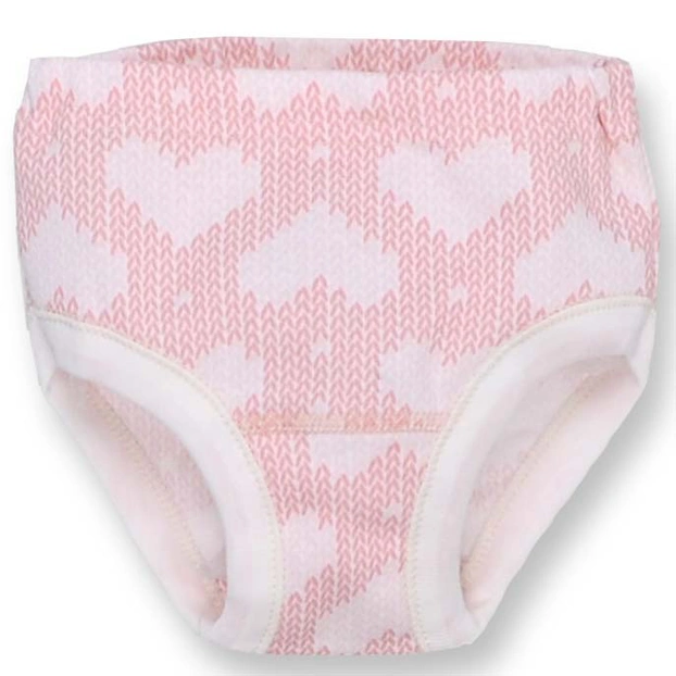 Труси класичні для дівчинки, 98-116см, Рібана, білі з принтом фото Татошка