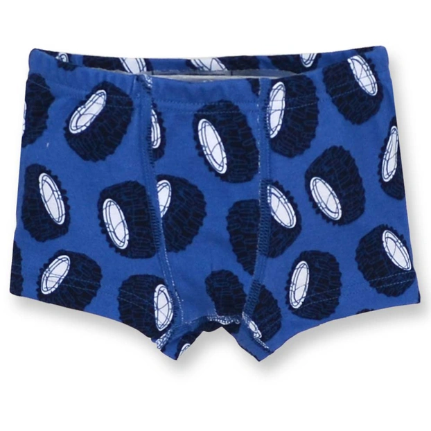 Дитячі труси-боксери для хлопчика, р. 92-140 см, рібана, сині фото Татошка