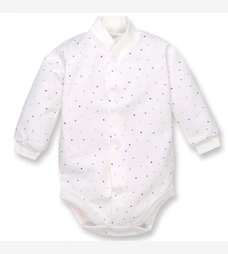 Боді для дівчинки, 62-68см, Футер 100% бавовна, молочний с принтом фото на tatoshka.ua