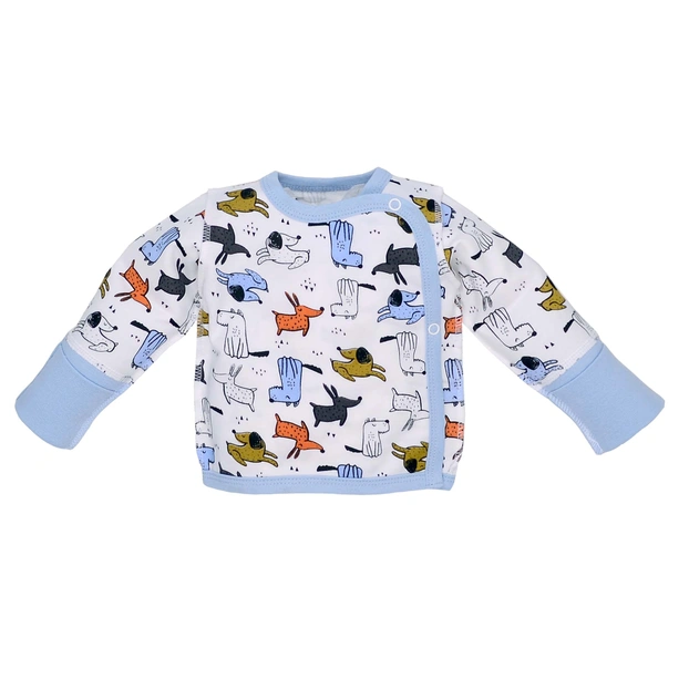 Льоля уні, 50-62 см, футер 100% бавовна, біла з принтом фото Татошка