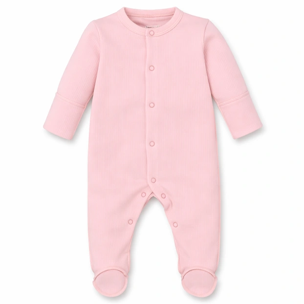 Детский комбинезон для девочки, р.56 см, интерлок 'рапорт', розовый фото Татошка