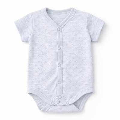 Напівкомбінезон уні , 56-62 см, ажур, сірий меланж