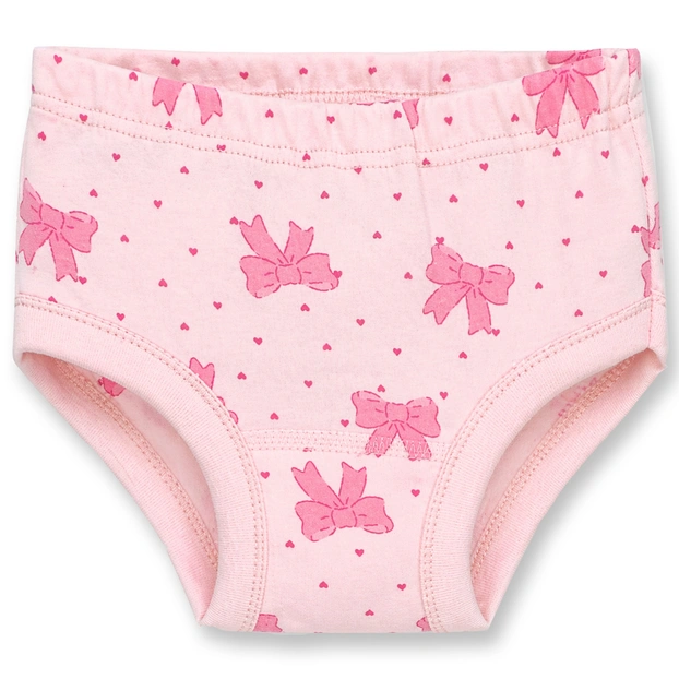 Труси класичні для дівчинки, 80-122см, Рібана, розовий з принтом фото Татошка