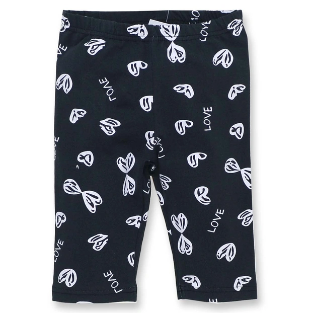 Велосипедки (треси) , р.104-128 см, кулір, чорні з принтом фото Татошка