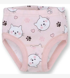 Труси класичні для дівчинки, 80-116см, Рібана 100% бавовна, рожевий з принтом фото на tatoshka.ua