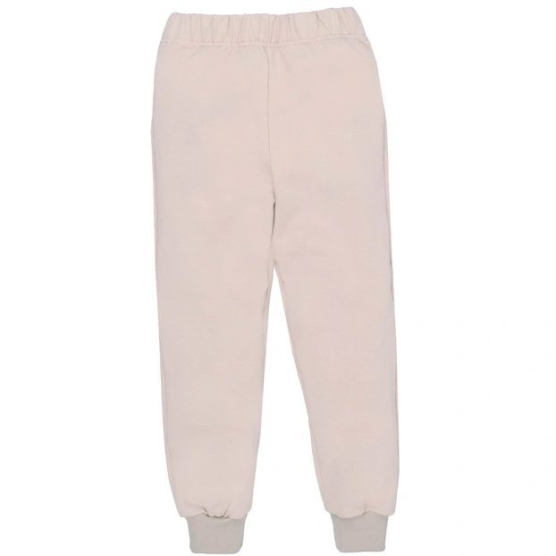 Дитячі штани уні, р.104-110 см, футер петельний , бежевий фото Татошка