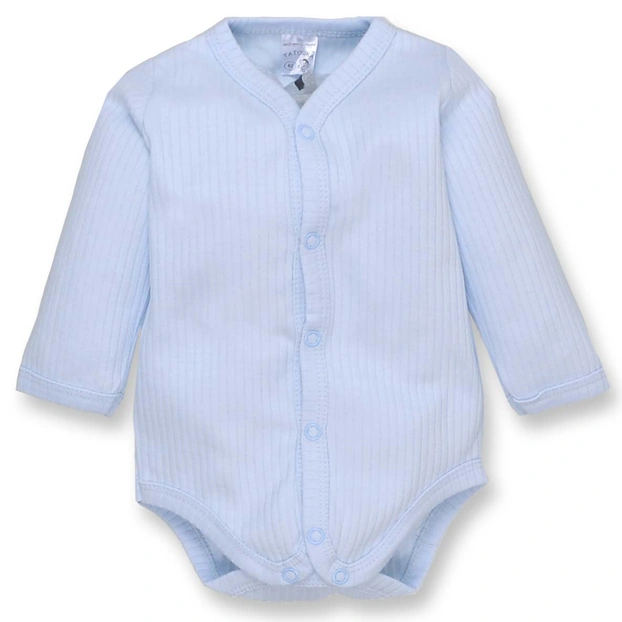 Напівкомбінезон уні, 62-74 см, інтерлок рапорот 100% бавовна,блакитний фото Татошка