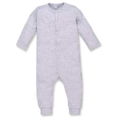 Дитячий комбінезон уні , р.68-86 см, інтерлок, сірий меланж
