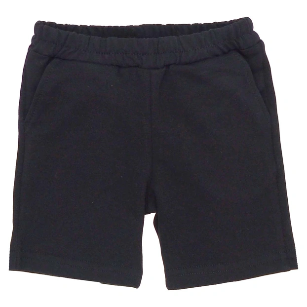 Шорти для хлопчика, 80-134 см, футер петельний, чорні фото Татошка