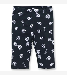 Велосипедки (треси) , р.104-128 см, кулір, чорні з принтом фото на tatoshka.ua