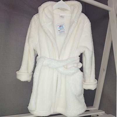 Халат уні,104-134 р., велсофт ,молочний