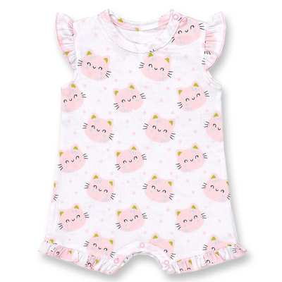 Пісочник для дівчинки, 80-86см, муслін, білий з принтом