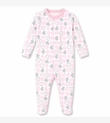 Детский комбинезон для девочки, р.62-86 см, интерлок, белый с принтом. фото на tatoshka.ua