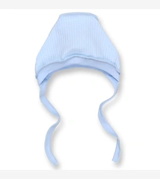 Дитячий чепчик уні р.56 см, інтерлок рапорт, блакитний фото на tatoshka.ua