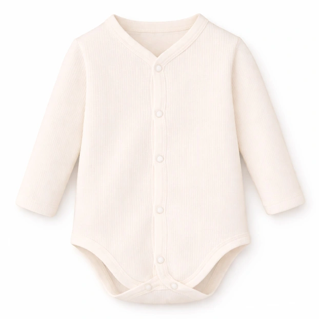 Напівкомбінезон уні, 62-68 см, інтерлок рапорот 100% бавовна, молочний фото Татошка