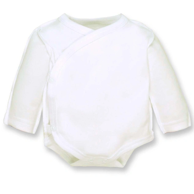 Полукомбинезон уни, 46-48 см, интерлок, 100% хлопок, молочный фото Татошка