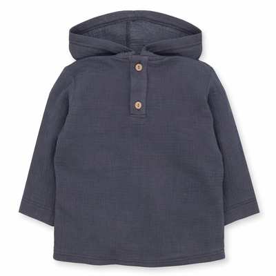 Дитячий джемпер уні, 92-134см, муслін, сірий