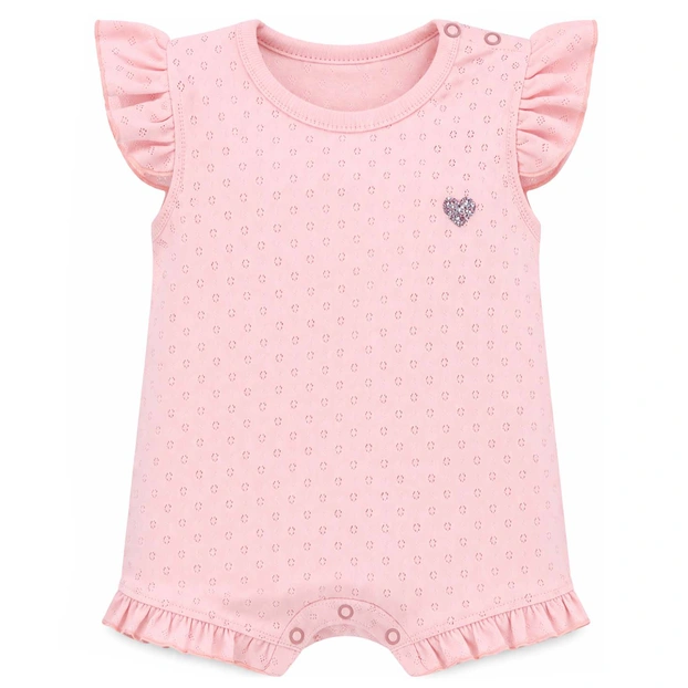 Песочник для девочки, 74-98см, ажур 100% хлопок, розовый фото Татошка