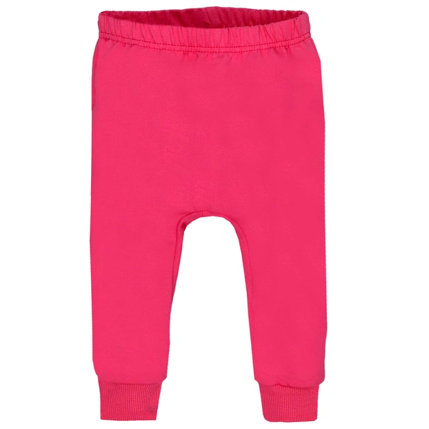 Детские брюки для девочки, р.80-98 см, футер петельный, розовые фото Татошка