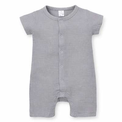 Песочник уни, 62-74см, муслин 100% хлопок, серый