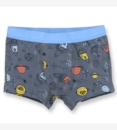 Дитячі труси-боксери для хлопчика, р. 98-122см, кулір з еластаном, сірий фото на tatoshka.ua