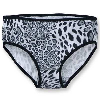 Труси для дівчинки, 140-164 см, кулір з еластаном, сірий меланж