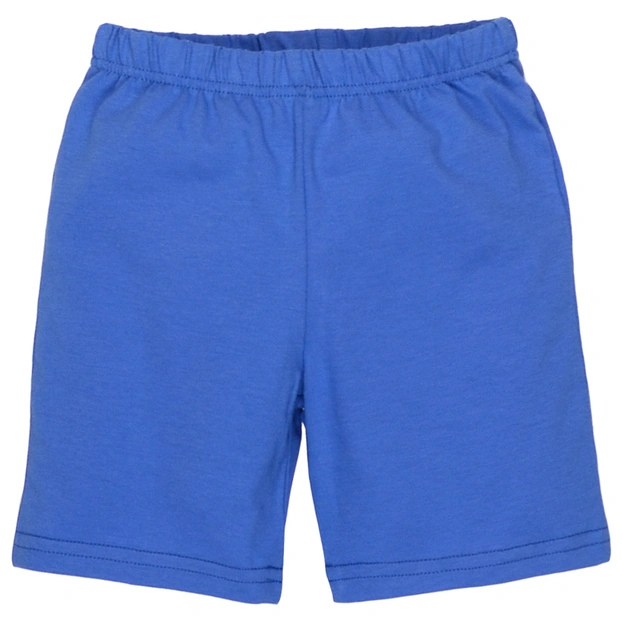 Шорти для хлопчика, 92-134 см, кулір з еластаном, блакитні фото Татошка