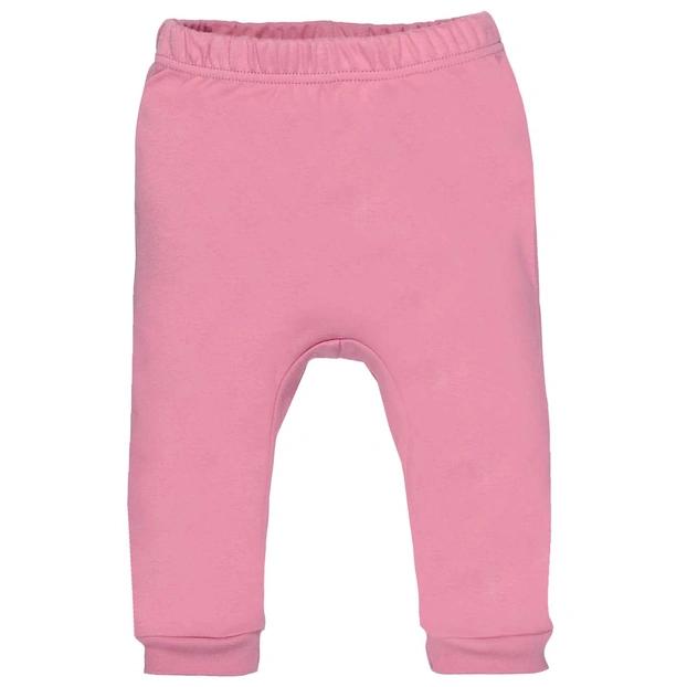 Дитячі штани для дівчинки , р.74-92 см, інтерлок, рожеві фото Татошка