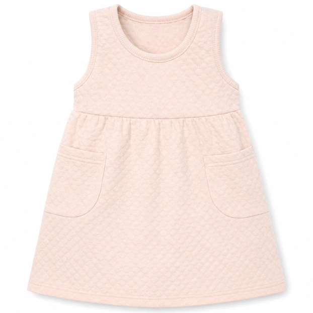 Дитяча сукня, р.92-116 см, капітон, бежевий фото Татошка