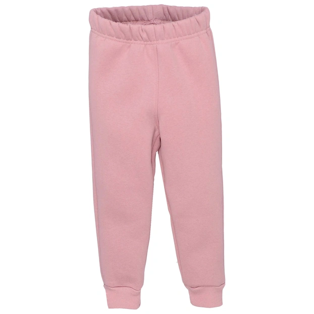 Дитячі штани для дівчинки, р.104-134 см, футер з підчосом , рожеві фото Татошка
