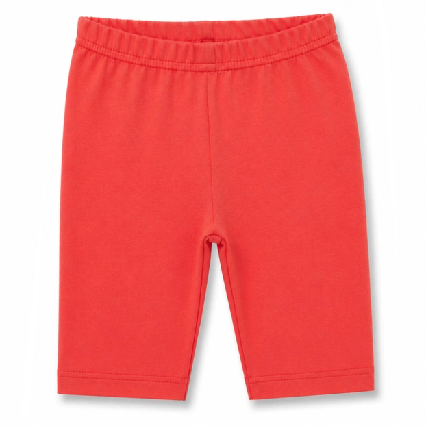 Велосипедки (треси) укорочені , р.104-146 см, кулір з еластаном, коралові фото Татошка