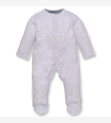 Дитячий комбінезон уні, р.46-48 см, інтерлок, сірий меланж фото на tatoshka.ua