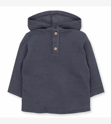 Дитячий джемпер уні, 92-134см, муслін, сірий фото на tatoshka.ua