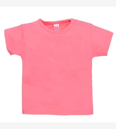 Футболка для дівчинки, р.80-134 см, кулір, рожева фото на tatoshka.ua