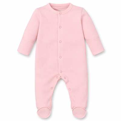 Детский комбинезон для девочки, р.56 см, интерлок "рапорт", розовый