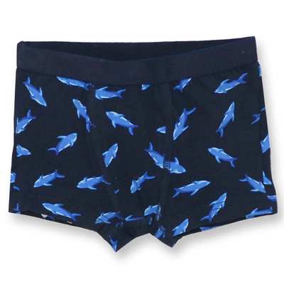 Дитячі труси-боксери для хлопчика, р. 98-122см, кулір з еластаном, синій