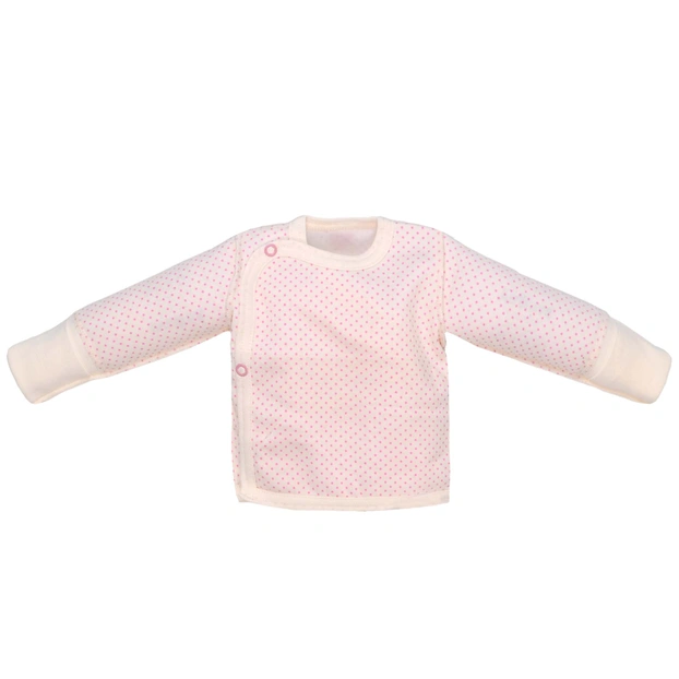 Льоля для дівчинки, 50-62 см, футер з підчосом 100% бавовна, молочна з принтом фото Татошка