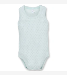 Боди-майка уни, 68-86 см, ажур, зеленая фото на tatoshka.ua