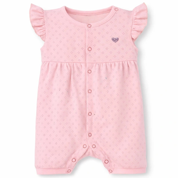 Пісочник для дівчинки, 56-74см, ажур 100% бавовна, рожевий фото Татошка