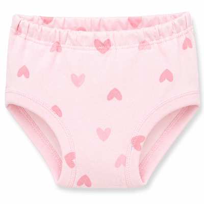 Труси класичні для дівчинки, 80-116см, Рібана, розовий з принтом
