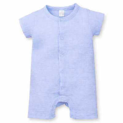 Песочник уни, 56-86см, муслин 100% хлопок, блакитний