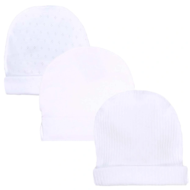 Детская шапочка, р 36-42 г,рибана, ажур, белая фото Татошка