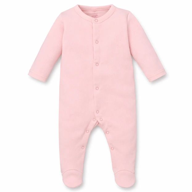 Детский комбинезон для девочки, р.62-86 см, интерлок 'рапорт', розовый фото Татошка