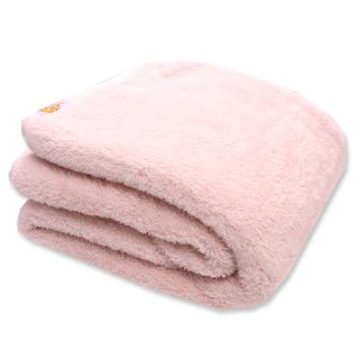 Ковдра велсофт 90*100, молочна з принтом