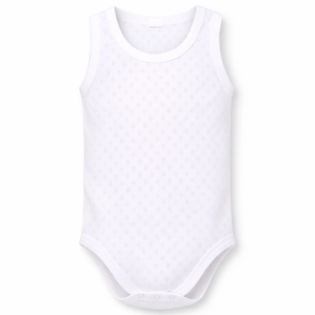 Боді-майка уні , 68-80 см, ажур, біла фото Татошка